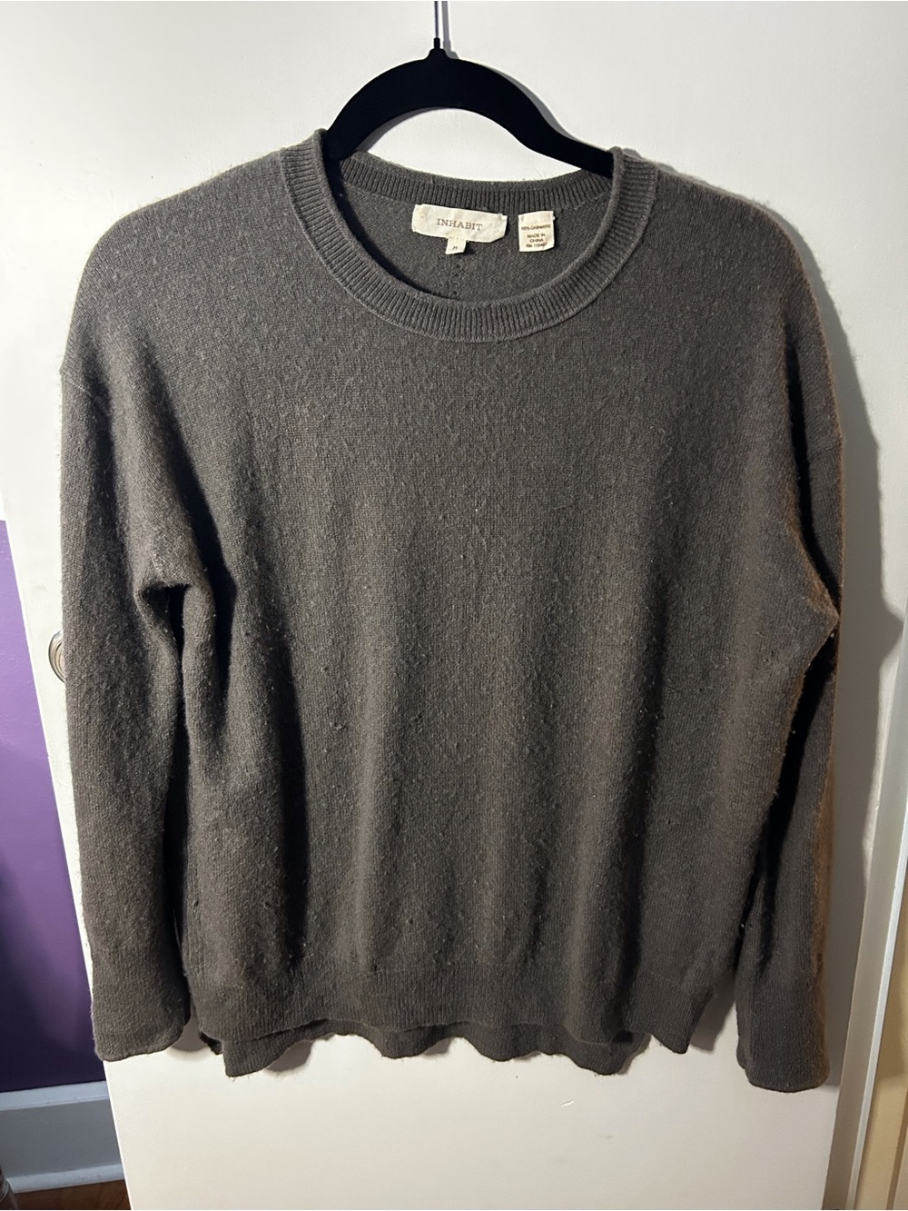 Inhabit Cashmere Crewneck Sweater